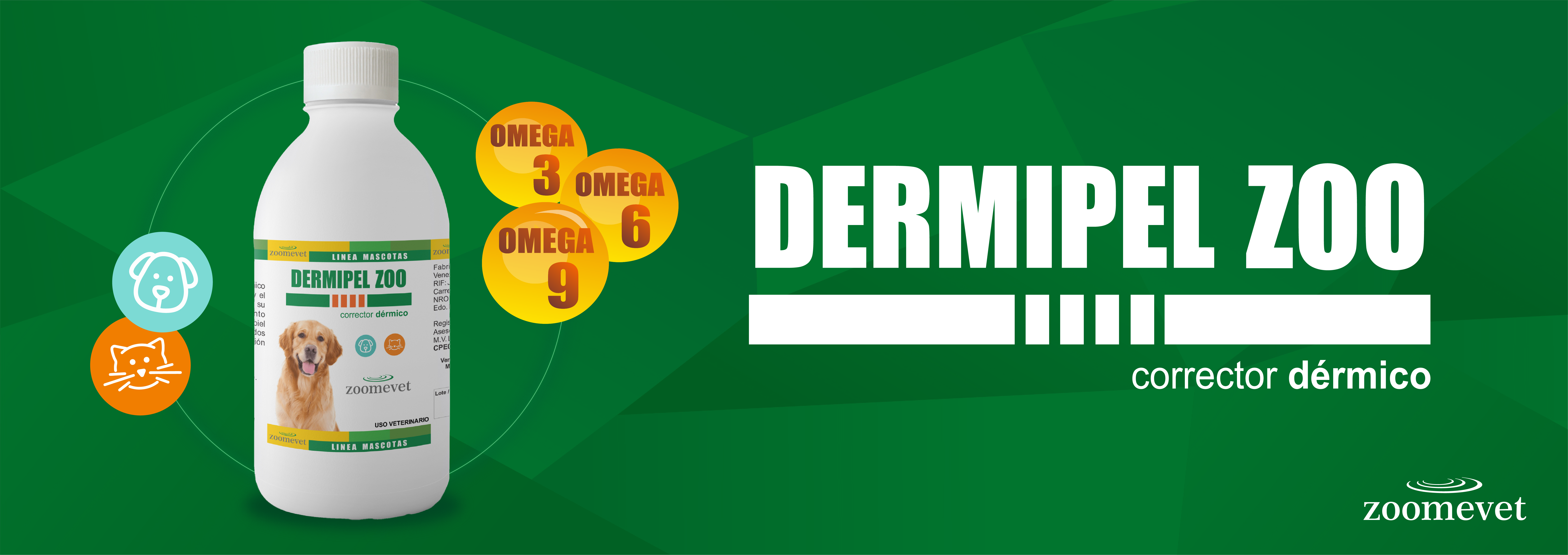 Banner Dermipel Corrector Dermico para mascotas