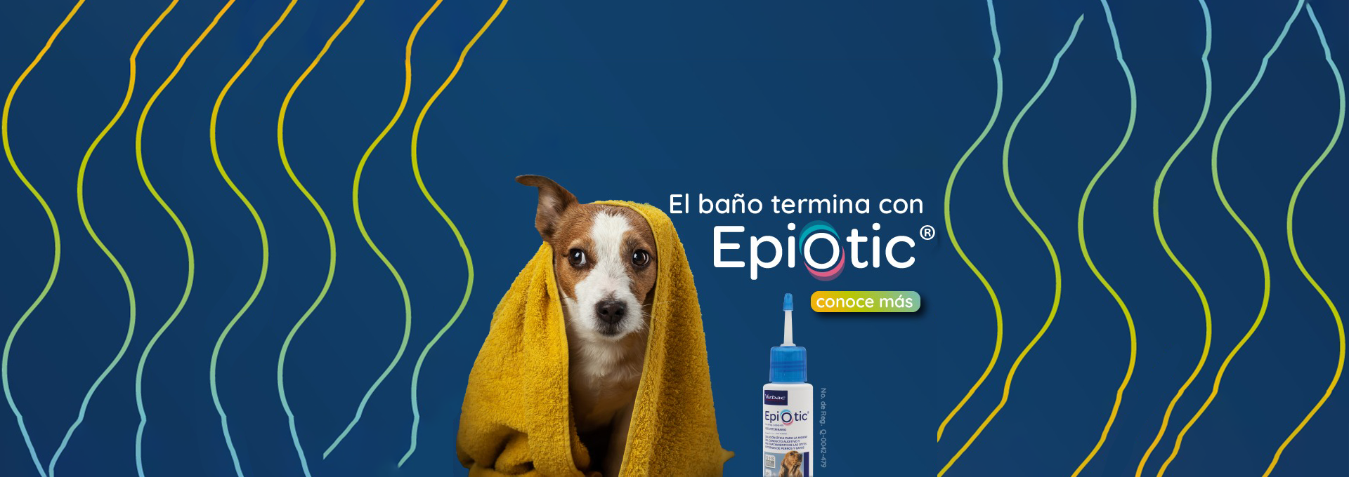Banner Epiotic limpiador de oidos de mascotas