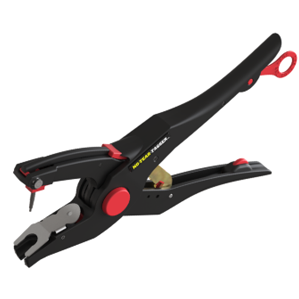 Pinza para colocar aretes en ganado