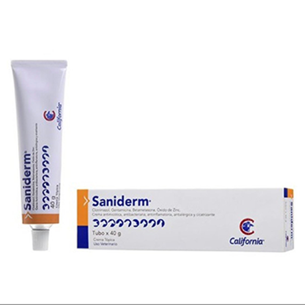 Saniderm crema cicatrizante y antimicótica