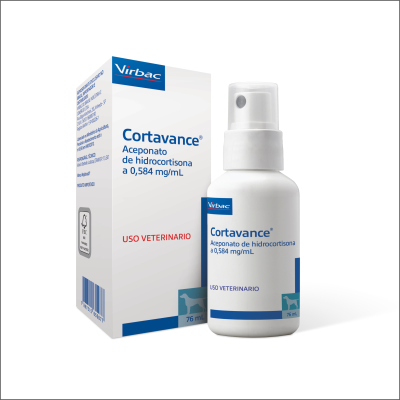 Spray para aliviar picazon en mascotas Cortavance