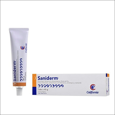 Saniderm, crema cicatrizante para animales