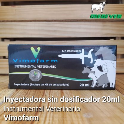 inyectadora sin dosificador 20ml