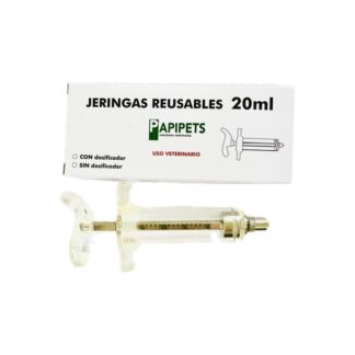 Jeringa sin dosificador 20ml