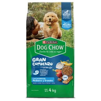Dog Chow Cachorros Raza Mediana-Grande 4 kg