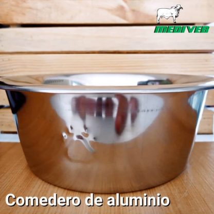 comedero de aluminio