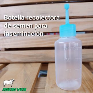 botella recolectora de semen para inseminación