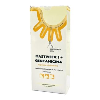 Mastiveex 1+ Gentamicina 10 g x 4 jrg