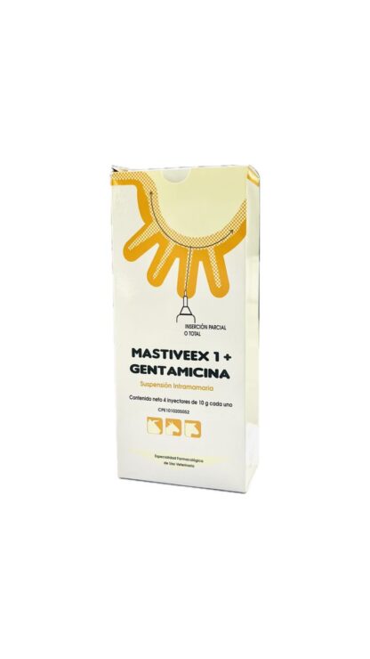 Mastiveex 1+ Gentamicina 10 g x 4 jrg